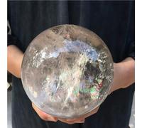 Stone Transparent White Quartz Ball, Crystal Divination Stone(Size:1-1.3kg)