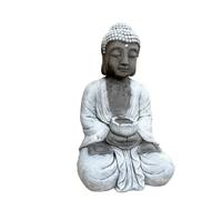 stoneandstyle Figurine de Bouddha Shiva XL en pierre moulée | Présence décorative affirmée · Patine appliquée à la main · Création de notre atelier de Duisbourg · Pour un espace de calme
