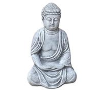 stoneandstyle Statuette Shiva assis en pierre résistante au gel