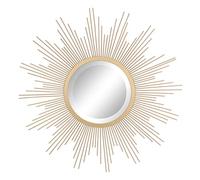 Stonebriar Miroir Rond décoratif à Suspendre en métal doré Antique 58,4 cm