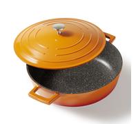 STONELINE Cocotte à induction 28 cm, 4,2 L, Cocotte avec couvercle,