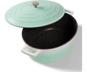 STONELINE® Cocotte Ovale 32x25 cm Mint | avec couvercle