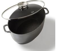 STONELINE® cocotte ovale 39x26 cm | avec couvercle