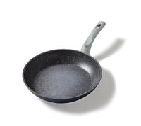 STONELINE Gourmundo Poêle à Frire 28 cm, Made in Germany, adaptée à l'Induction, Revêtement Antiadhésif avec de vraies particules de pierre, Cuire sans Huile ni Graisse