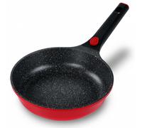 STONELINE Imagination PLUS Poêle 24 cm, Rouge, Poêle à Frire avec Poignée