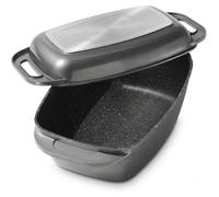 STONELINE® cocotte Gris 43x26 cm | avec couvercle