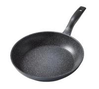 STONELINE Poêle à Frire 28 cm, Made in Germany, adaptée à l'Induction, Revêtement Antiadhésif avec de vraies particules de pierre, Cuire, Rotir et Mijoter sans Huile ni Graisse