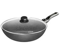 STONELINE® poêle wok 30 cm avec poignée amovible | avec couvercle