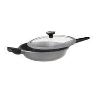 STONELINE® Sauteuse Imagination PLUS 28 cm, avec poignées amovibles et couvercle en verre