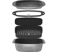 STONELINE® set de cuisson 5 pièces 39x22 cm | avec couvercles