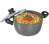 Stoneline XXL casserole 7195 5 L, fonte d'aluminium, gris, couvercle inclus