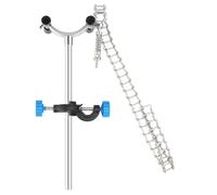 stonylab Pince à Chaîne et Support de Pince, Accessoire Réglable de Laboratoire, Support en Alliage d’Aluminium pour Verrerie, Béchers et Entonnoirs, Convient pour 40-145 mm de Diamètre