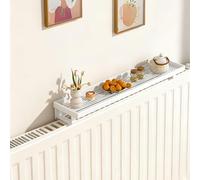 Stoolzfaid Etagere Radiateur à Poser sans Percer,Tablette De Radiateur,éTagèRe De Radiateur Amovible,éTagèRe De Radiateur en MéTal,pour Rangement Et La DéCoration,Cuisine,Salon