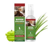 Stop à Mâcher Chien Spray | Solution Comportementale Stop 100ml | Spray Anti Mastication Chien,pour Tapis Formation Intérieur Terrasse Poubelle Meubles d'Extérieur