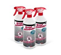Stop Araignées lot de 3 x 1L - Pulvérisateurs anti araignée protection longue durée - Fabriqué en France