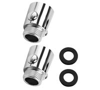 Stop Douche, 2 Pièces Vanne d'arrêt Pommeau de Douche G1/2 Valve de Pommeau de Douche Economiseur d'eau pour Robinet Douche