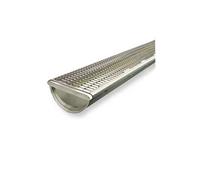 Stop feuilles - grille de protection des gouttières - 1 mètre - gris DALEP