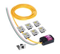 Stop&GO Appareil à ultrasons 2 Haut-parleurs - Ultrasons avec Modulation de fréquence - raccordement au Circuit de Bord - Double Effet