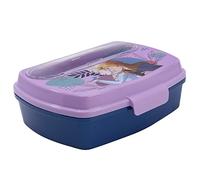 Stor 74209 Grille-pain rectangulaire avec couverts de la Reine des Neiges Trust The Journey Lunch Box, Plastique, Coloré