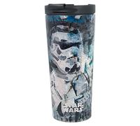 Stor 8412497002726 Star Wars Tasse isotherme en acier inoxydable 425 ml pour thé ou café sans BPA avec couvercle anti-fuite