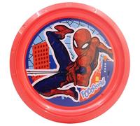 STOR Assiette Enfant Spider-Man en Plastique 878ml - Assiette Réutilisable Résistante aux Chocs pour Enfants - Sans BPA