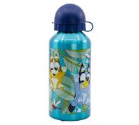 Stor S.L. Gourde en aluminium Bluey 400 ml Sécurisée pour enfants Disney Bleu