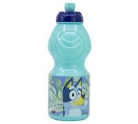 Stor Bouteille d'eau pour enfant Bluey – Plastique, fermeture anti-goutte 400 ml, bleu