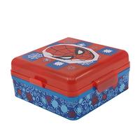 Stor Boîte à déjeuner carrée pour enfant avec 3 compartiments Spiderman