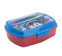 Stor Boite a Dejeuner Enfant Mickey Mouse avec Couverts 1464ml - Lunch Box Rectangulaire Plastique sans BPA pour Ecole et Gouter