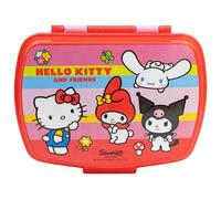 STOR Boîte à Goûter Enfant Hello Kitty, Lunch Box Rectangulaire 1333ml, Sans BPA, Plastique Résistant, Idéale pour École et Collation, Rose