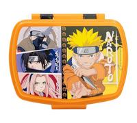 STOR Boîte à Goûter Enfant Naruto, Lunch Box Rectangulaire 1333ml, Sans BPA, Plastique Résistant, Idéale pour École et Collation, Orange