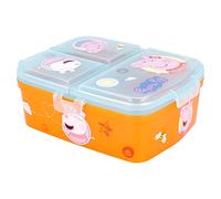 STOR BOÎTE À Lunch Multi-Compartiments XL | Peppa Pig Kindness Counts | Bento box grand format avec fermeture sécurisée - idéale pour l'école et la maternelle