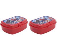Stor Boîte à lunch pour enfant avec fermeture de sécurité Spiderman (Lot de 2)