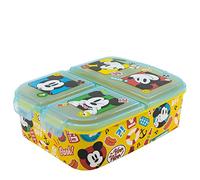 Stor Boîte à repas pour enfant 3 compartiments Mickey Mouse