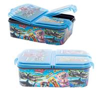 STOR Boîte à Sandwich Pokémon Enfant 3 Compartiments 2156ml - Lunch Box Scolaire Sans BPA pour École Maternelle