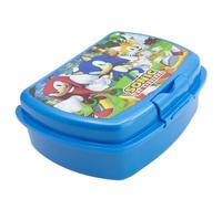 STOR Boîte à Sandwich Sonic Le Hérisson Enfant 1686ml - Lunch Box avec Fermeture Sécurité Sans BPA - Boîte Repas Résistante pour École Parc Sorties