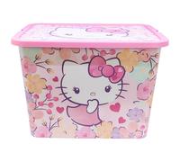 Stor Boîte de rangement Hello Kitty avec fermeture à clic de 23 litres