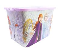 Stor Boîte de Rangement La Reine Des Neiges avec Fermeture Clic 23 Litres - Organisateur en Plastique pour Jouets et Chambre d'Enfant