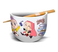 STOR Bol Ramen Céramique Kpop Demon Hunters avec Baguettes 2515ml - Bol Japonais Nouilles Soupe Poke Bowl avec Design Original en Boîte Cadeau