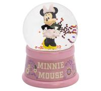 Stor Boule à Neige Minnie Mouse dans Boîte Cadeau - Boule de Cristal Décorative avec Paillettes - Figurine Officielle