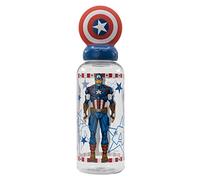 Stor Gourde enfant Marvel Captain America 560 ml avec couvercle décoré personnages 3D Bleu