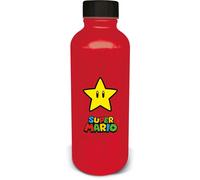 STOR Gourde en Aluminium Super Mario Bros 740ml - Bouteille Réutilisable avec Bouchon de Sécurité - Résistante et Légère pour Ados et Adultes