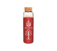 STOR Bouteille Le Seigneur des Anneaux En Verre avec manchon Silicone Réutilisable 585 ml