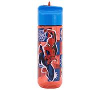 Stor Bouteille Marvel Spiderman Original pour enfants 540 ml en Ecozen, avec bouchon dévissable et bec pliable