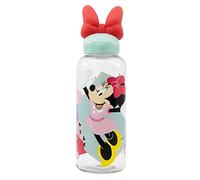 Stor Bouteille originale Disney Minnie 3D pour filles 560 ml multicolore, en plastique, avec couvercle décoré et avec des images de personnages de télévision.
