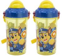 Stor BOUTEILLE RÉUTILISABLE AVEC BOUTEILLE DE 465 ML | PAW PATROL BOY RESCUE PUPSS (Lot de 2)