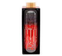 STOR Butelka Wody 1030ml Stranger Things - Premium Szkło, Ekologiczna, Do Użytku Codziennego
