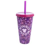 STOR Gobelet Cafe a Emporter avec Couvercle et Paille Minnie Mouse 790ml - Polypropylene Reutilisable sans BPA - Grand Tumbler Voyage