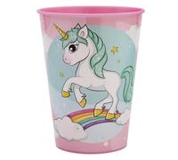 Stor GOBELET RÉUTILISABLE POUR ENFANTS EN PLASTIQUE SANS BPA 260 ML | UNICORN RANGE, Blanc