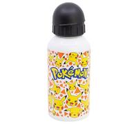Stor Gourde Aluminium Enfant Pokémon 400ml - Bouteille Réutilisable avec Bec Verseur de Sécurité et Bouchon Anti-Fuite - Légère et Résistante pour Enfants